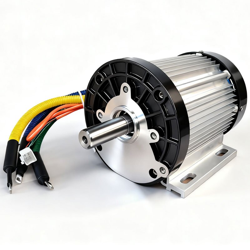 133 Permanent Magnet DC Brushless Motor Single Key Shaft - Image 2