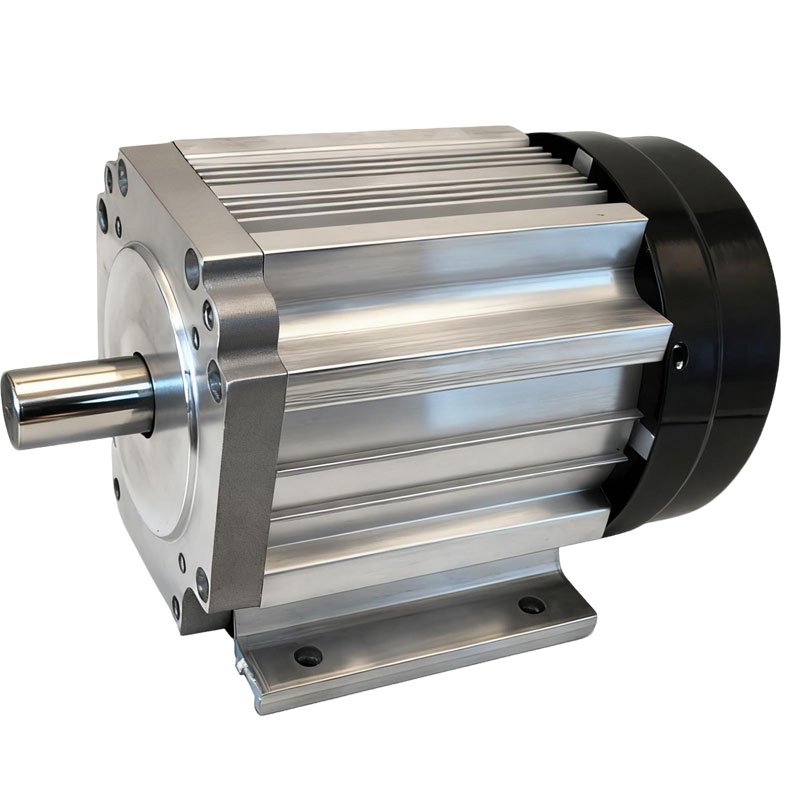 140 Permanent Magnet DC Brushless Motor Single Key Shaft Horizontal